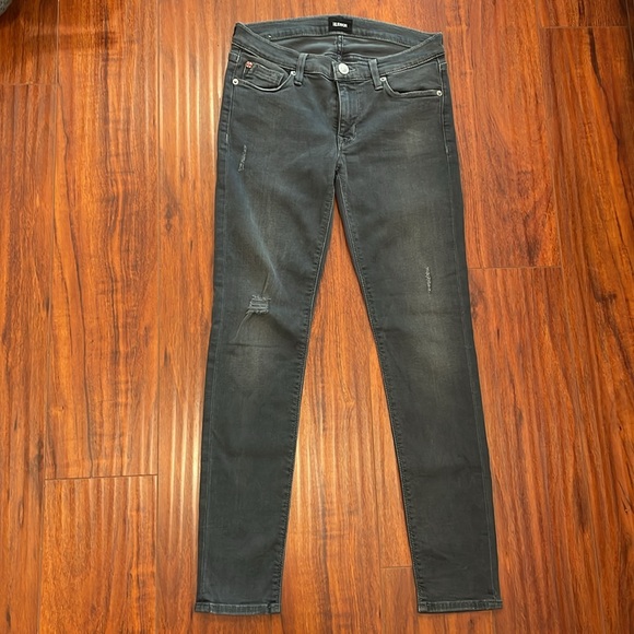 Hudson Super Skinny Gray Ankle Denim Sz27 - Picture 3 of 15